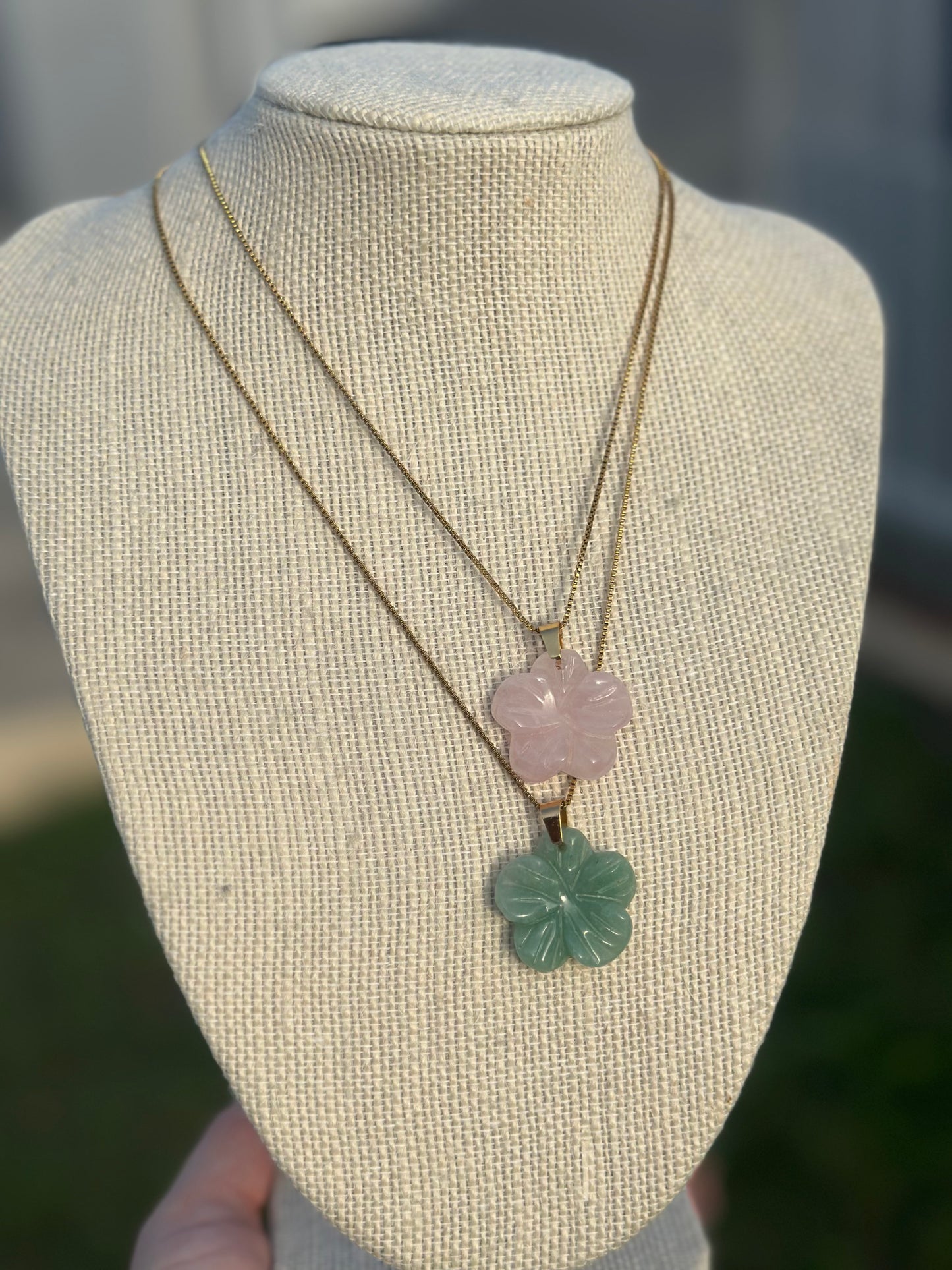 Flower energy necklace
