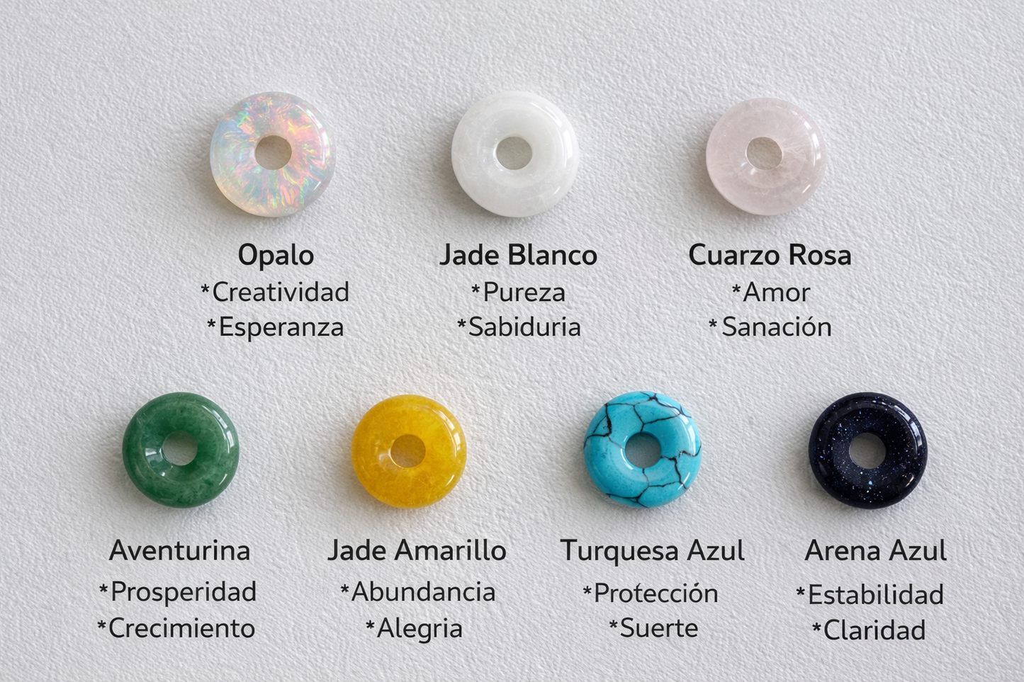 Pulsera energía de piedra