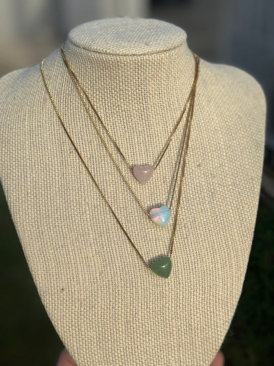 Heart energy necklace