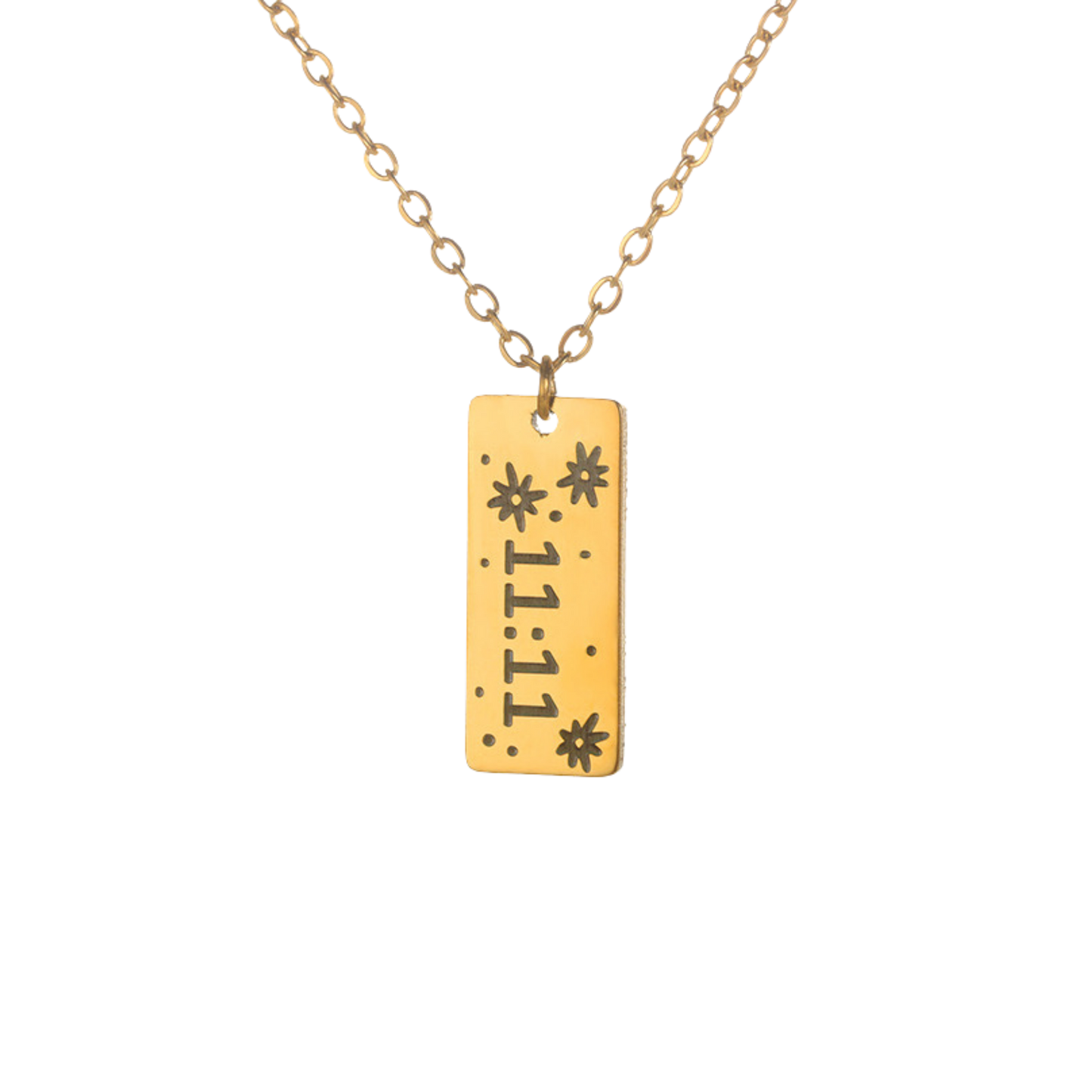 Small 11:11 necklace